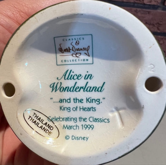WDCC Alice in Wonderland King of Hearts "and the King" 1999 Walt Disney Classics - Picture 2 of 2